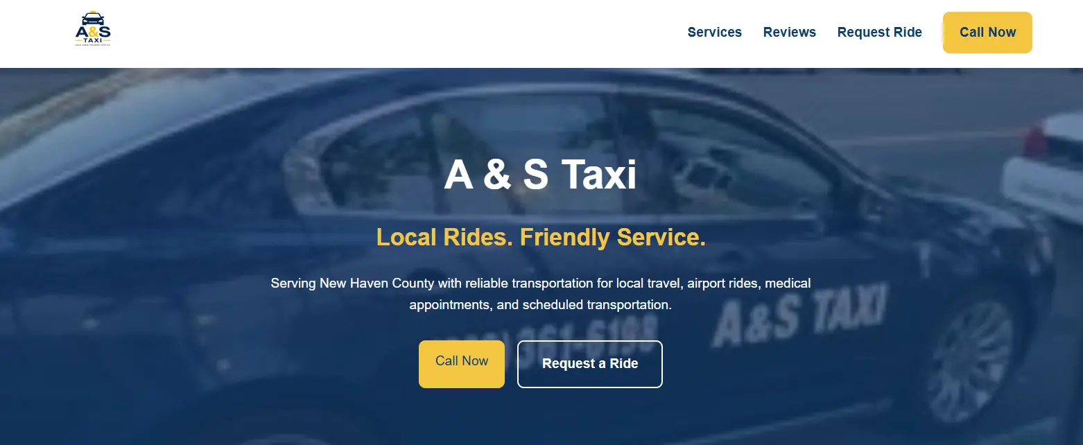A and S Taxi website project