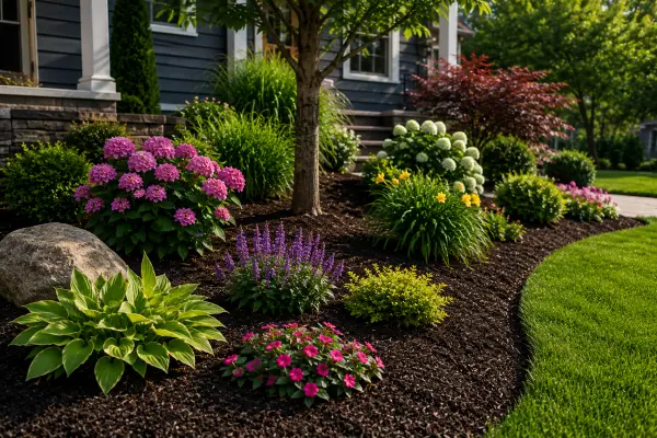 Mulch installation and planting services in New Haven CT